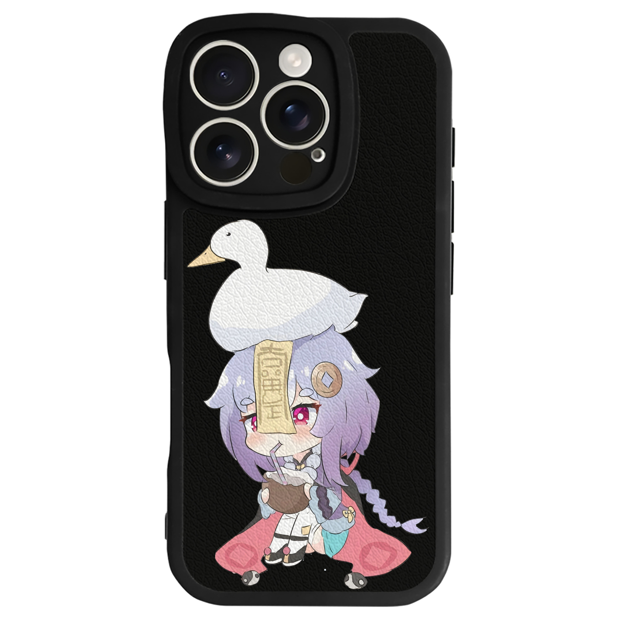 げんし神 七七 なな  genshin Nana 【iPhone 16シリーズ対応】シリコンスマホケース（レザー調） 材質：シリコン